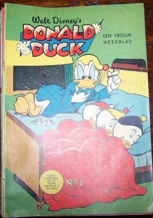 donald duck 1956 delen vrijwel nieuwstaat